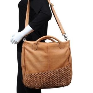 Day & Mood angel leather tote